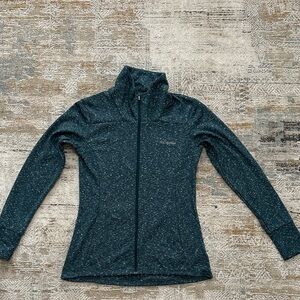 Columbia Women's Dark Teal Zip-Up Jacket